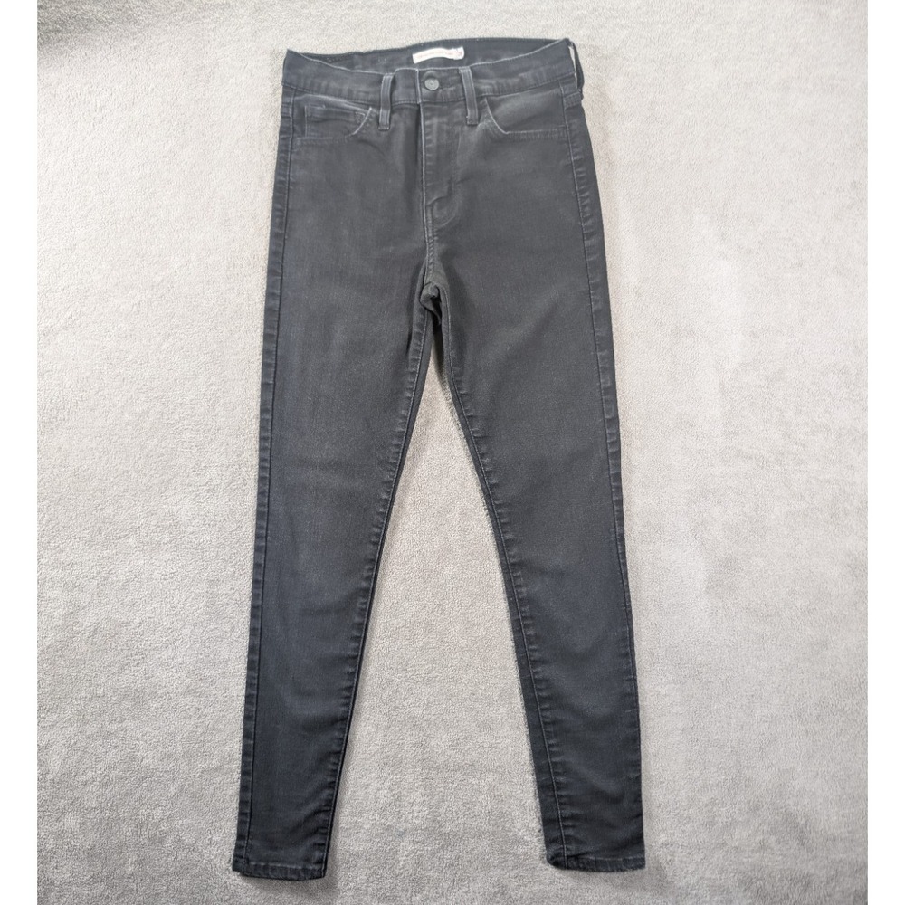 Levi's 720 Jeans Womens Size‎ 28 Black High Rise Skinny
